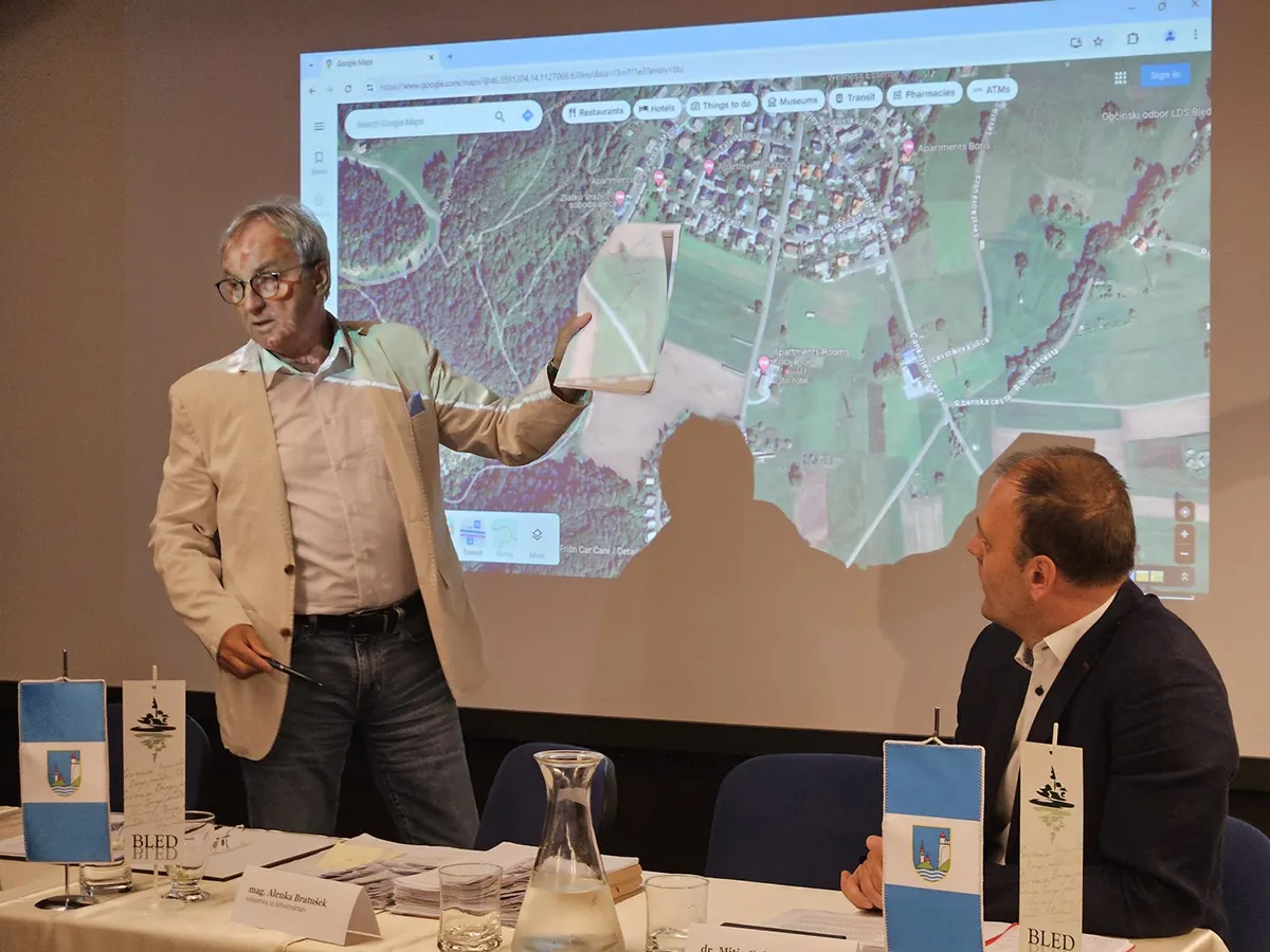 Novinarska konferenca Občine Bled o blejski južni obvoznici