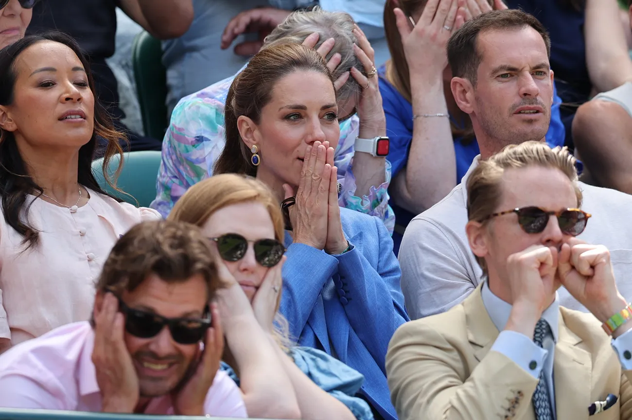 Kate je na Wimbledonu storila nekaj nepričakovanega