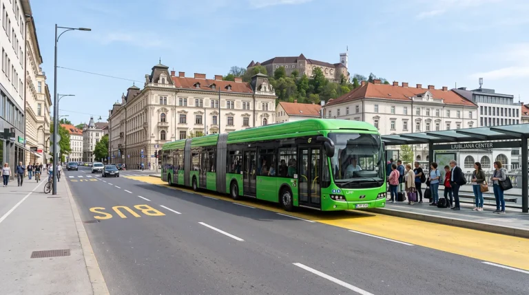 Ljubljana načrtuje baterijski ‘tramvaj’ BRT