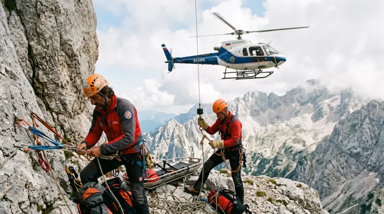Naporen dan za gorske reševalce: Helikopter večkrat poletel v slovenske gore