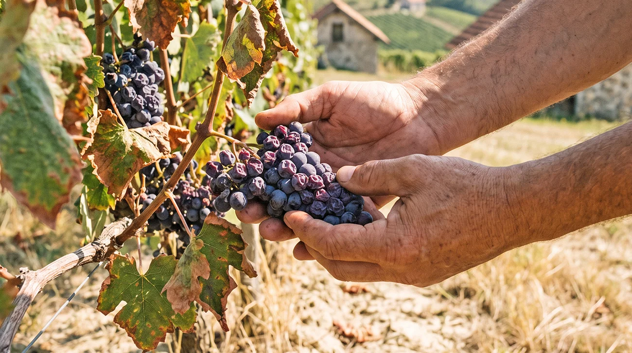 Grozdja bo do 40 odstotkov manj- na Dolenjskem bodo letos trgali tri tedne prej