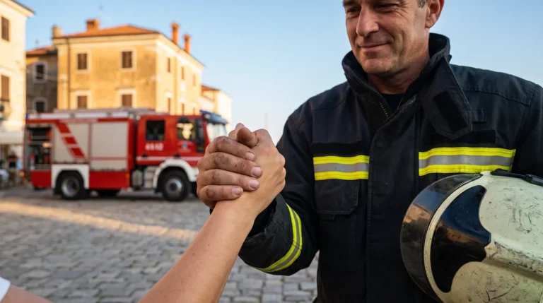 Ko zazvoni 112: Piran se je poklonil ljudem, ki prvi priskočijo na pomoč