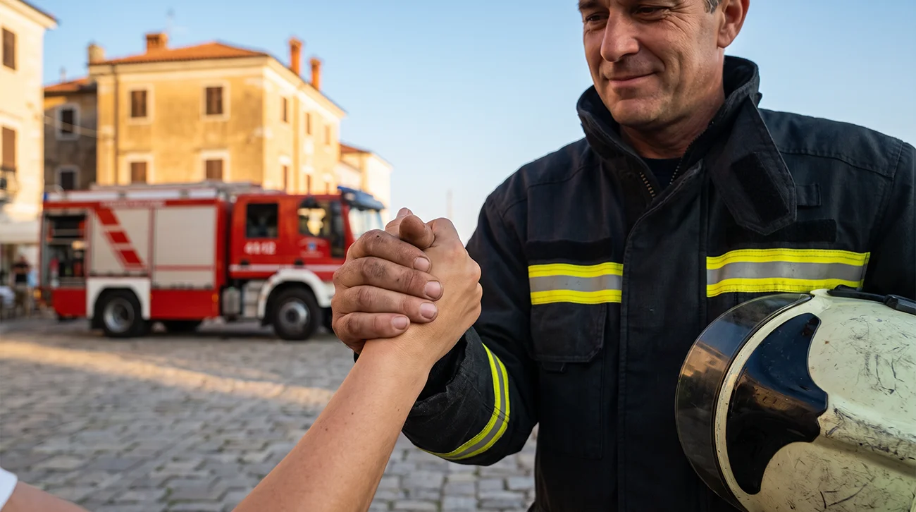 Piran se je poklonil ljudem, ki prvi priskočijo na pomoč